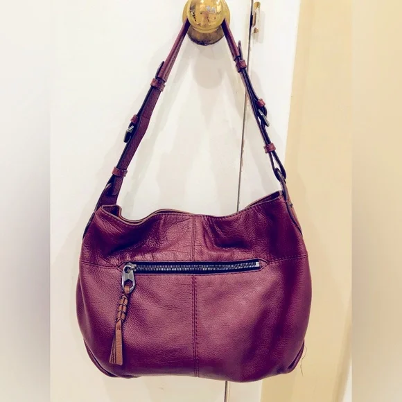🌺 orYANY Bags- orYANY Fringe Shoulder Bag- maroon- 🌺 - Picture 6 of 15